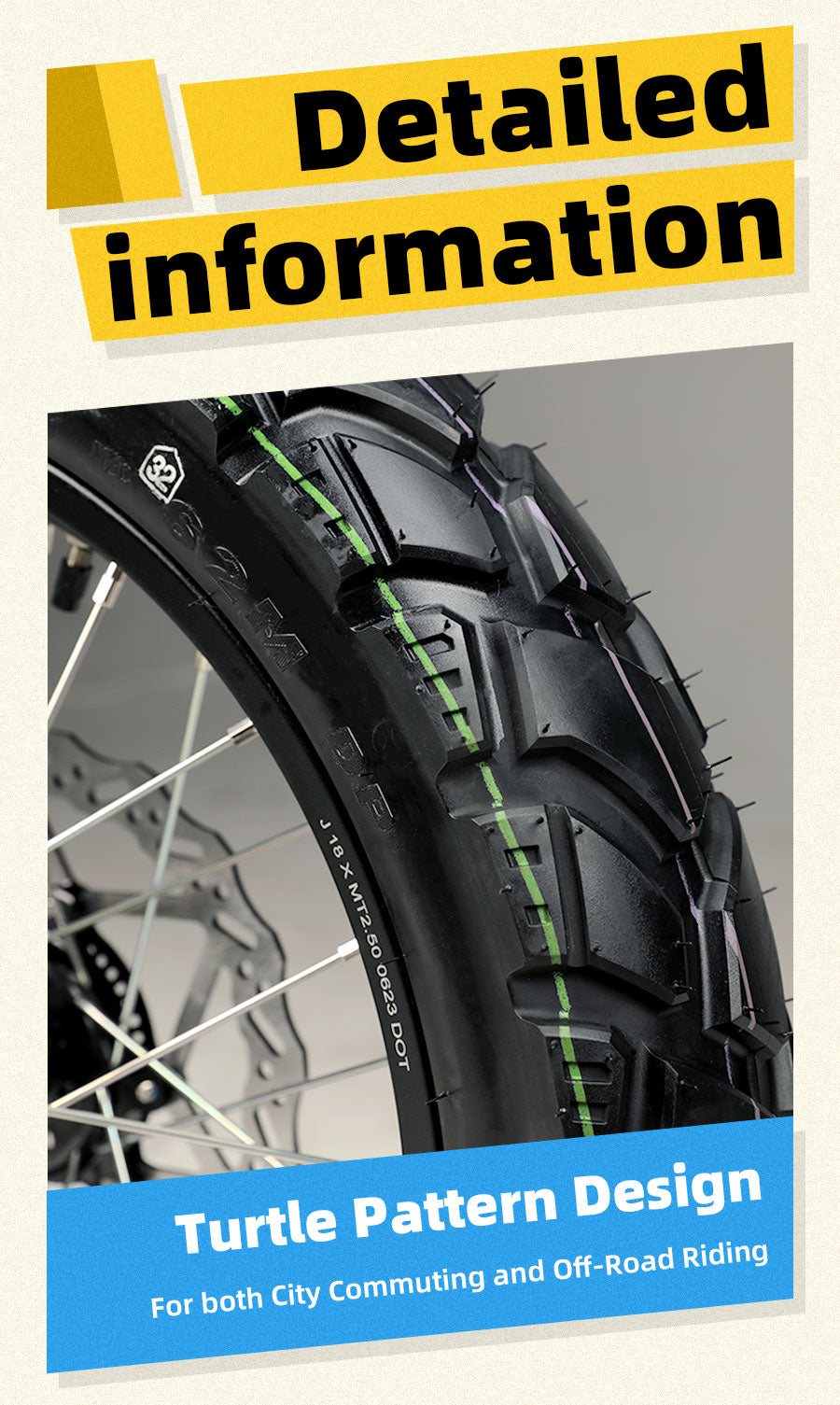 Ultra Bee All-terrain Wheel Set.