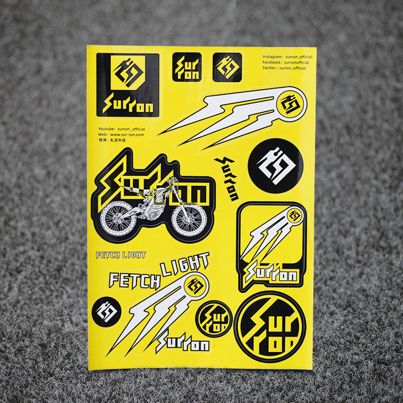 sur-ron STICKER SHEET
