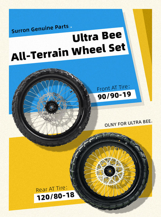 Ultra Bee All-terrain Wheel Set.